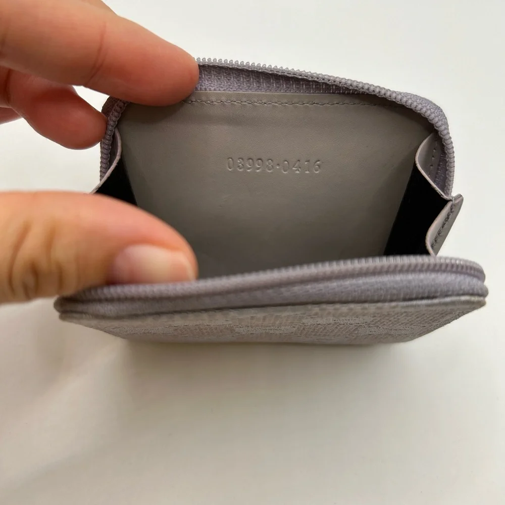 Gucci coin case with box in light lavender
